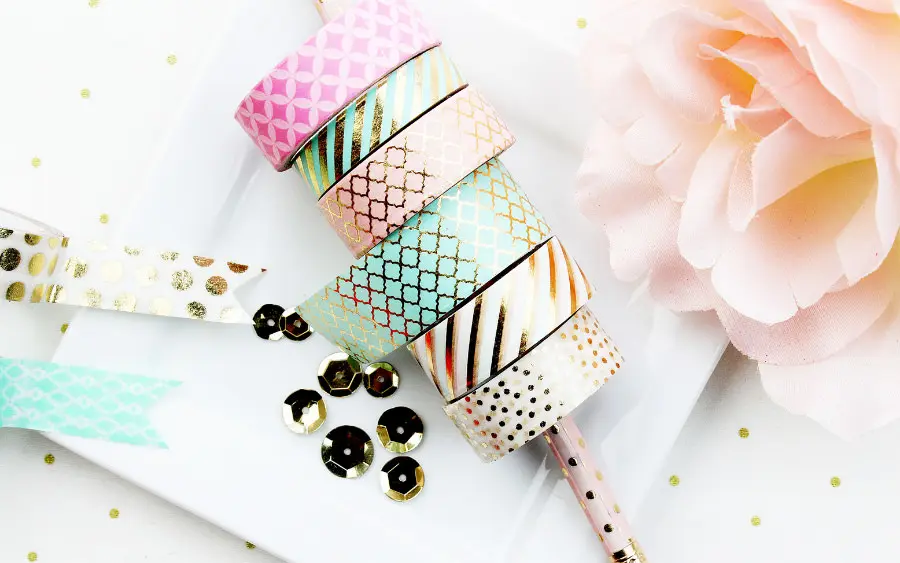 50+ Ideias de Decoração com Washi Tape