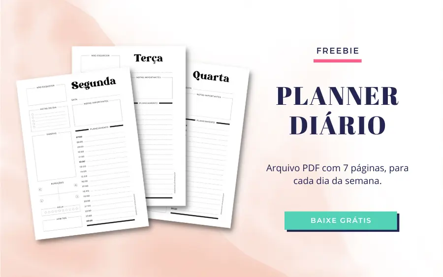 Freebie - Planner Diário